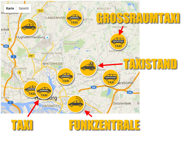 Taxi Map